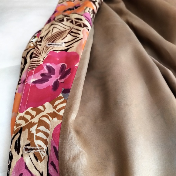 Laura Ashley Light Silk Blend Jacket NWOT L/XL - Picture 8 of 8